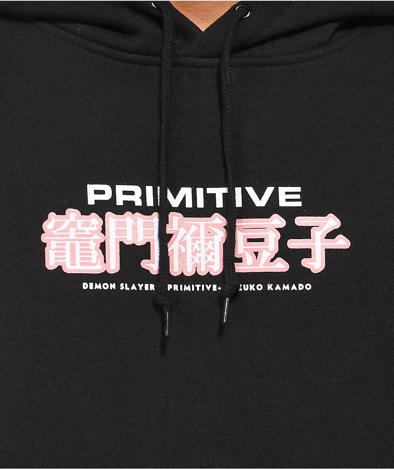 Primitive x Demon Slayer Nezuko Kamado Black Hoodie