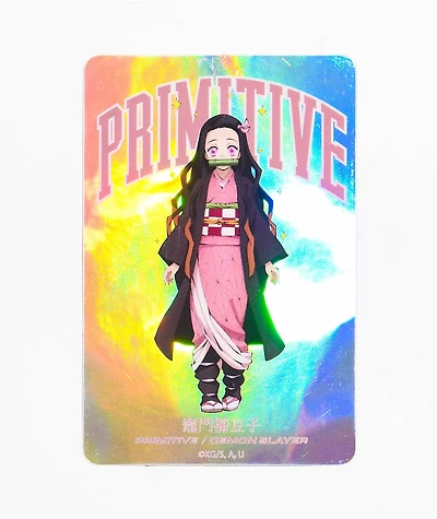 Primitive x Demon Slayer Nezuko Sticker