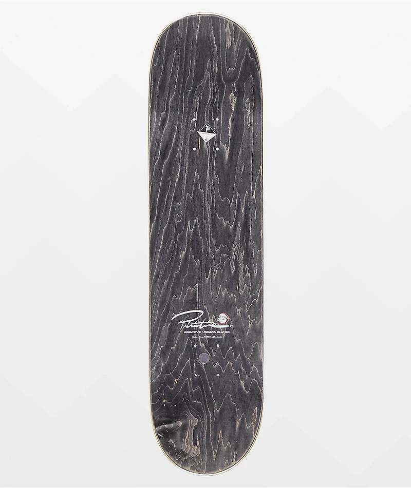 Primitive x Demon Slayer Silvas Zenitsu Skateboard Deck 8.125"