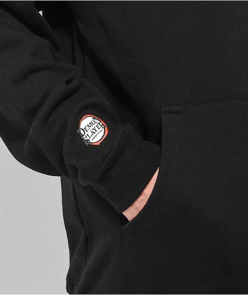 Primitive x Demon Slayer Tanjiro Black Hoodie