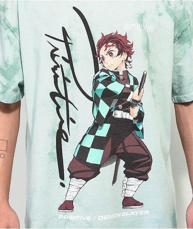 Primitive x Demon Slayer Tanjiro Washed T-Shirt Mission Valley