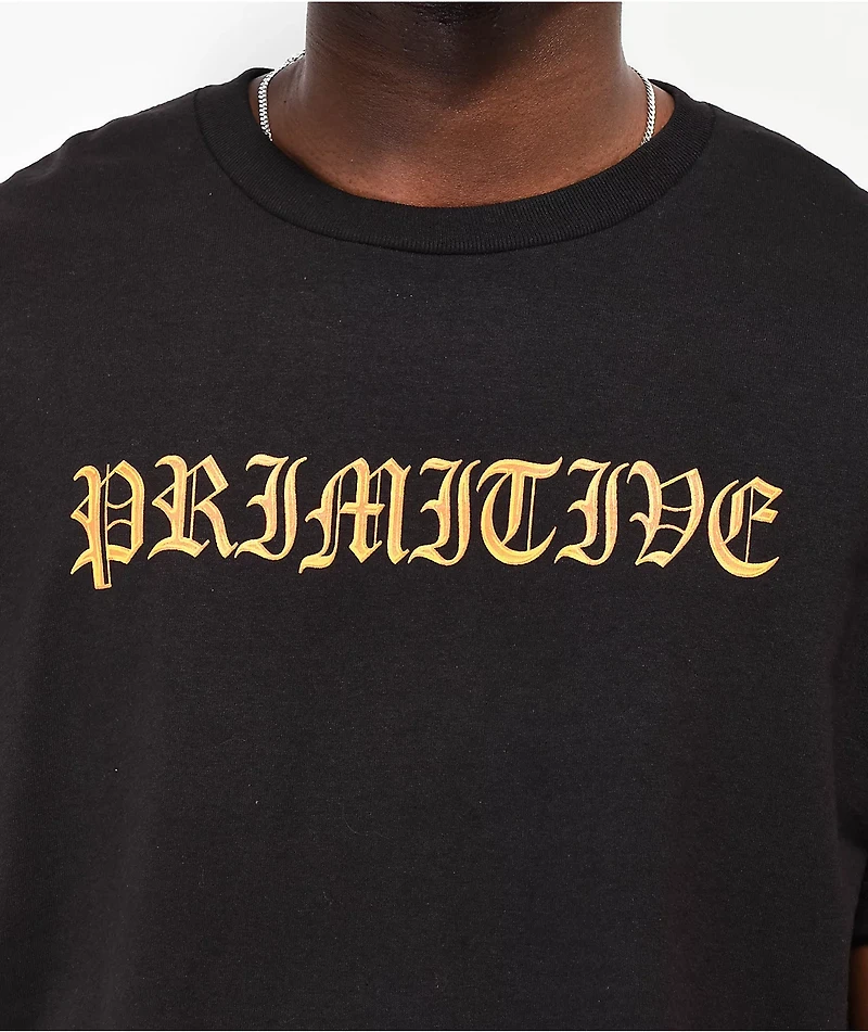 Primitive x Demon Slayer Thunder Black T-Shirt