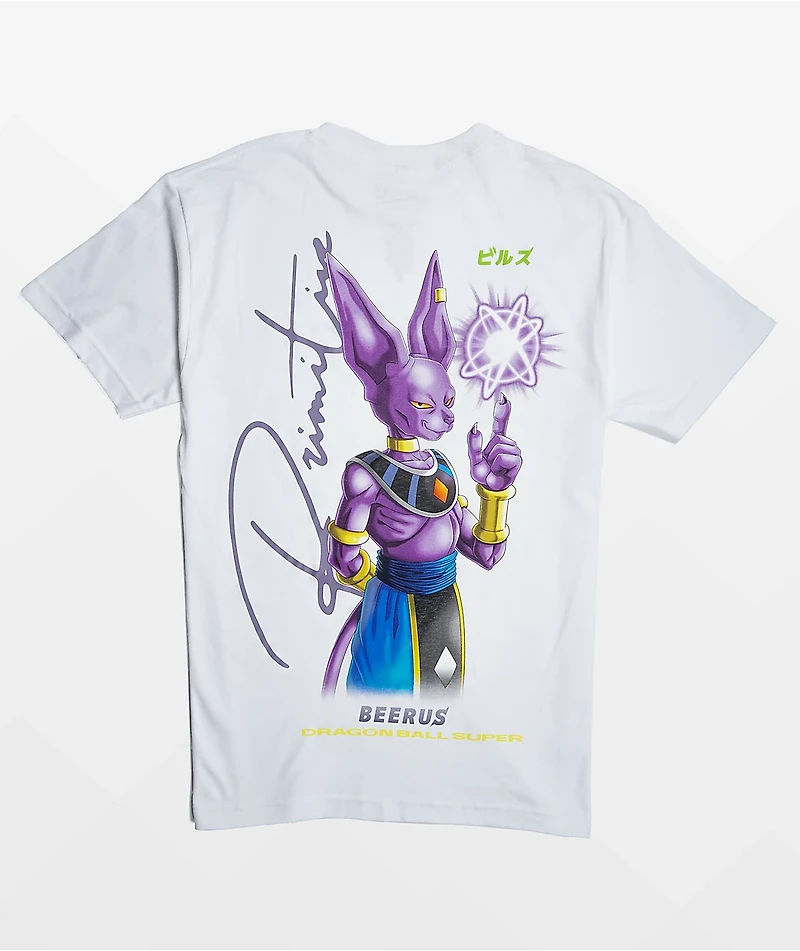Primitive x Dragon Ball Super Beerus Orb White T-Shirt