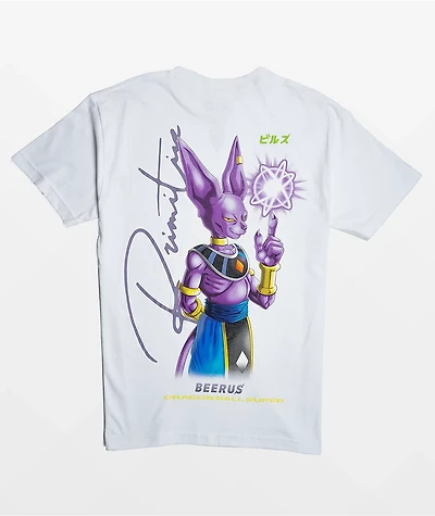 Primitive x Dragon Ball Super Beerus Orb White T-Shirt