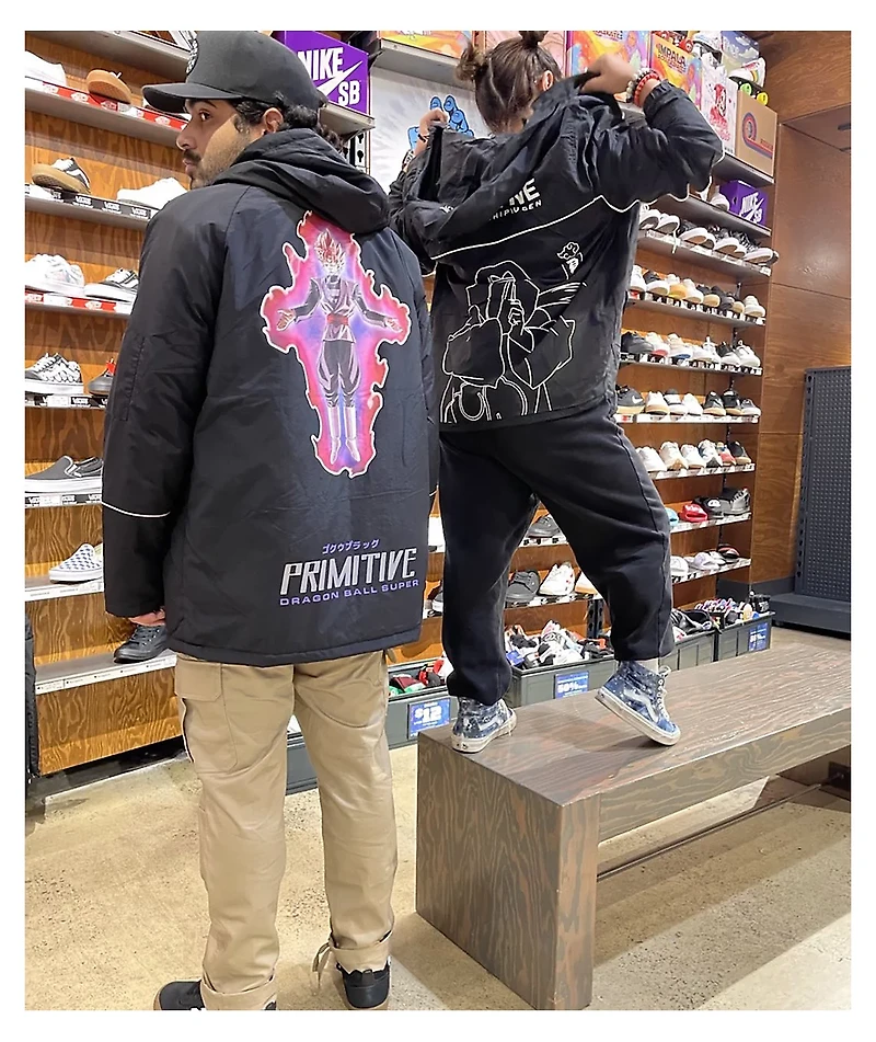 Primitive x Dragon Ball Super Goku Black Rose Parka