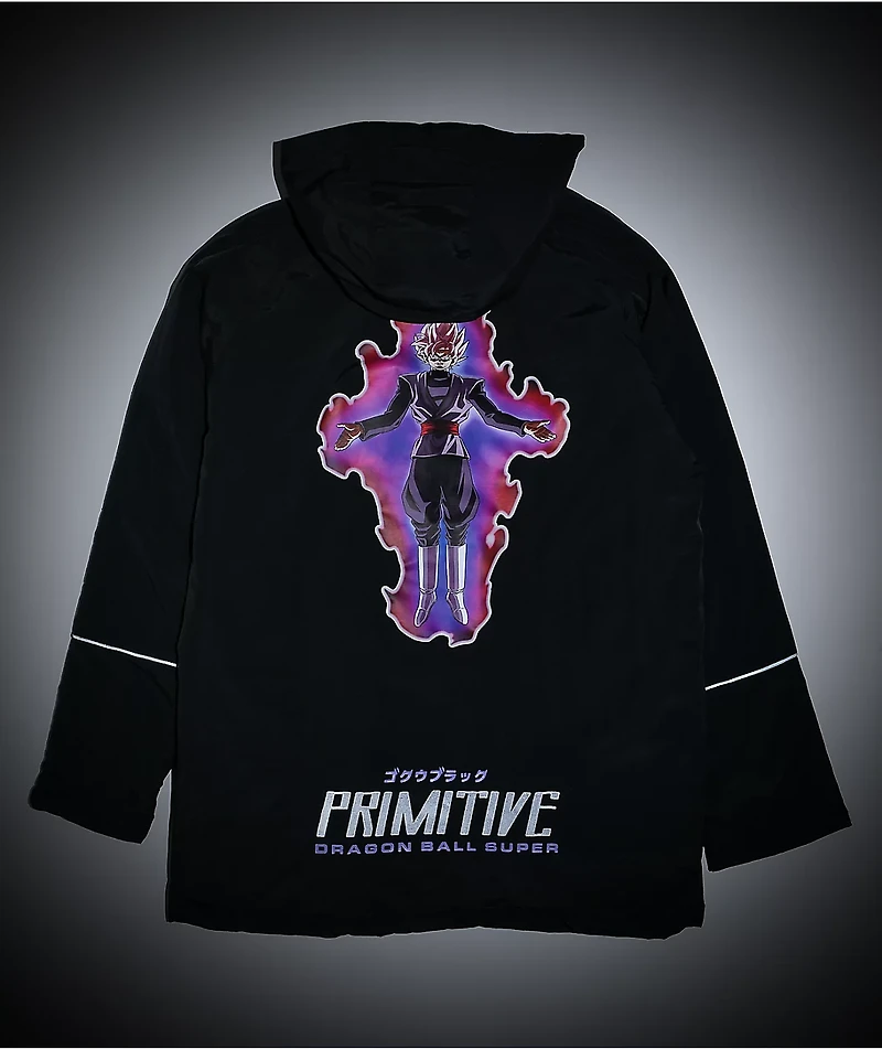 Primitive x Dragon Ball Super Goku Black Rose Parka