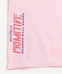 Primitive x Dragon Ball Super Goku Black Rose Pink T-Shirt