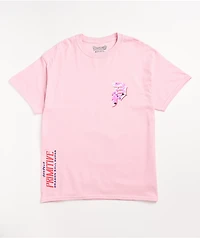 Primitive x Dragon Ball Super Goku Black Rose Pink T-Shirt