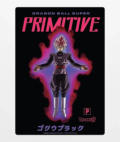 Primitive x Dragon Ball Super Goku Black Rose Sticker