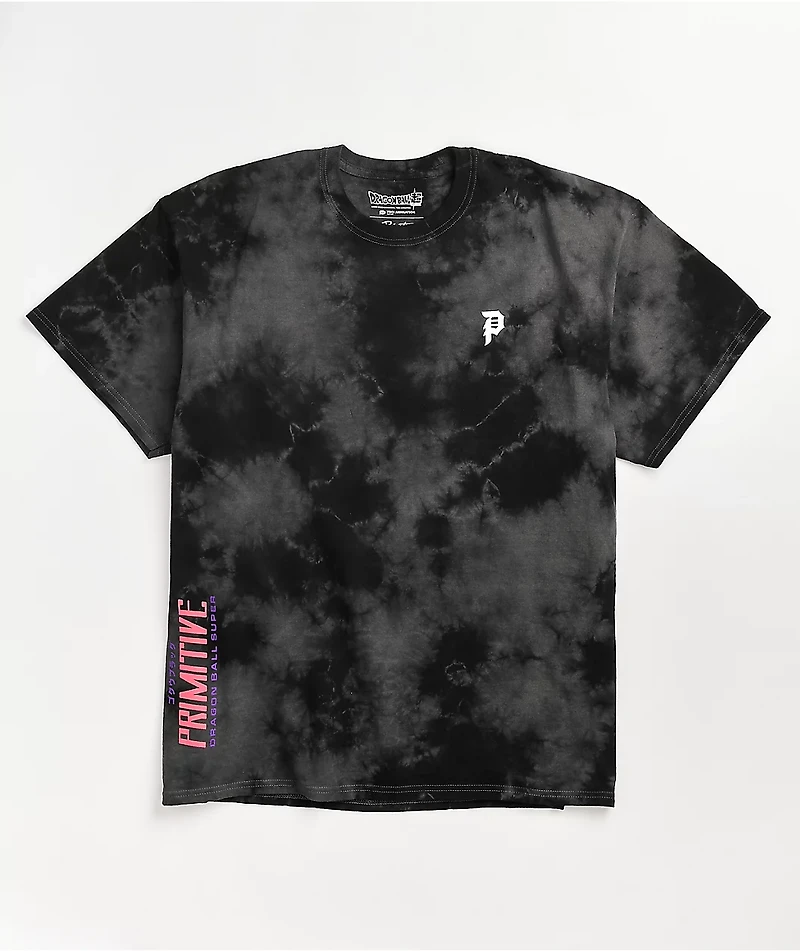 Primitive x Dragon Ball Super Goku Black Rose Washed T-Shirt