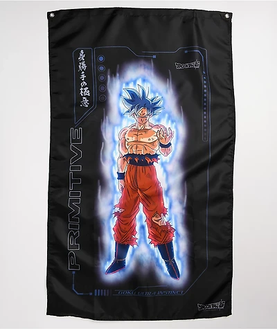 Primitive x Dragon Ball Super Goku Ultra Instinct Black Banner