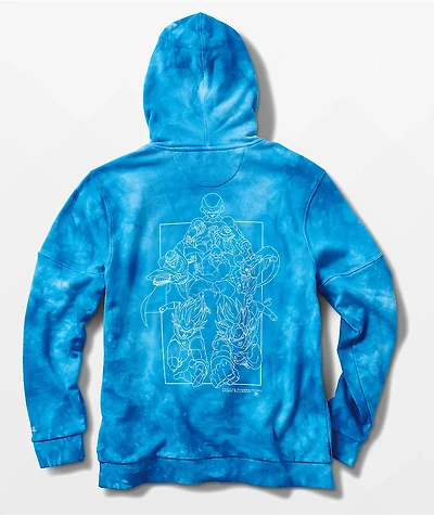 Primitive x Dragon Ball Super SSG Blue Wash Hoodie