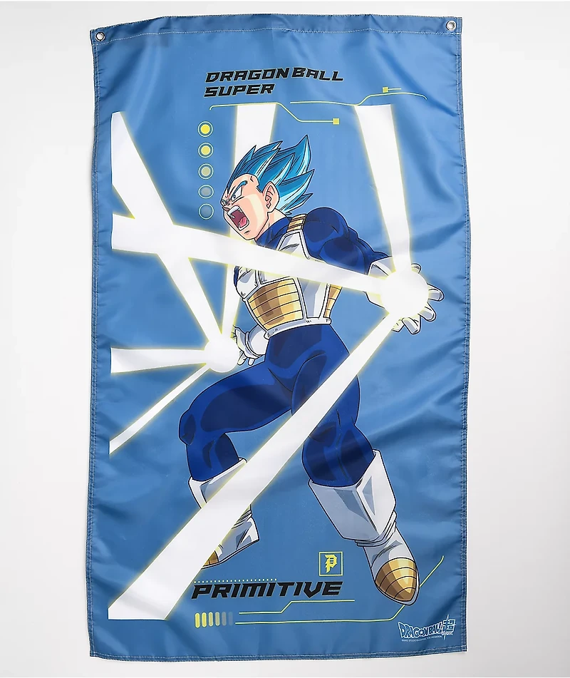 Primitive x Dragon Ball Super Vegeta Rage Slate Blue Banner