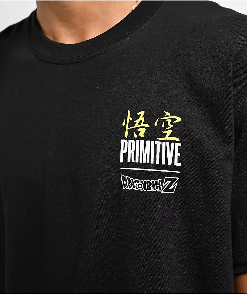 Primitive x Dragon Ball Z Goku Energy Black T-Shirt
