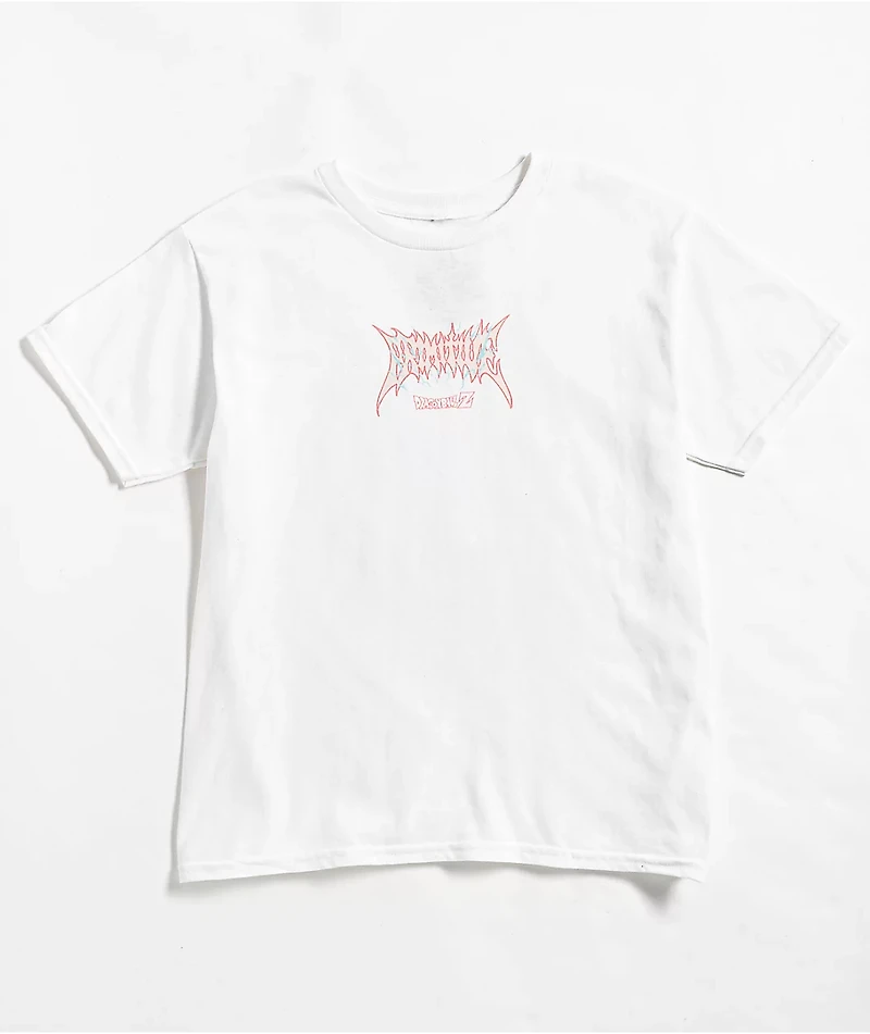 Primitive x Dragon Ball Z Kids Super Buu White T-Shirt