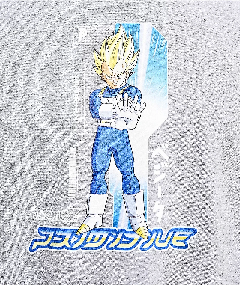 Primitive x Dragon Ball Z Prince Heather Grey T-Shirt