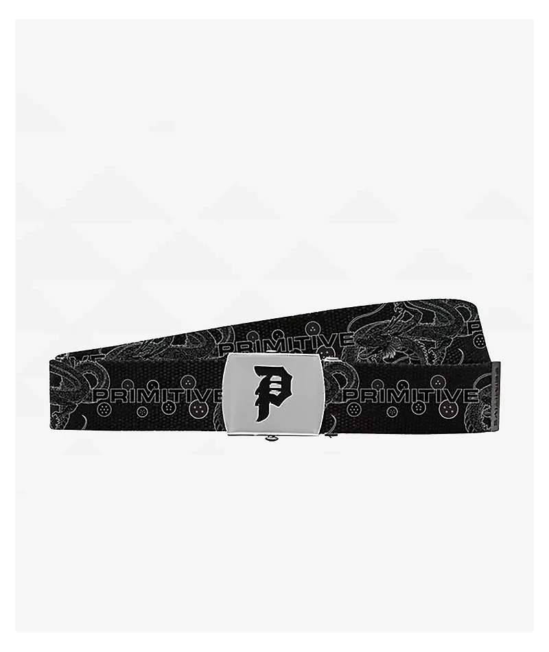 Primitive x Dragon Ball Z Shenron Black Web Belt