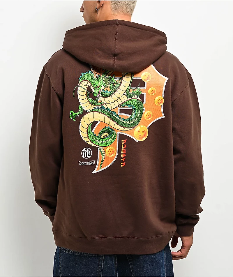 Primitive x Dragon Ball Z Wish Dirty P Brown Hoodie