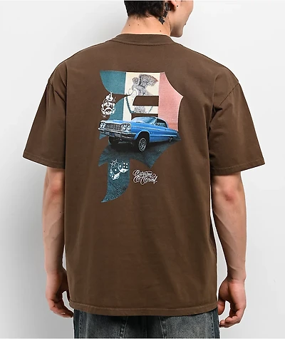 Primitive x Estevan Oriol Dirty P Brown T-Shirt