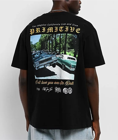 Primitive x Estevan Oriol Low & Slow Black Boxy T-Shirt