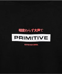 Primitive x Estevan Oriol Scrape Black Boxy T-Shirt
