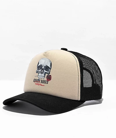 Primitive x Guns N Roses Don't Cry Black & Beige Trucker Hat