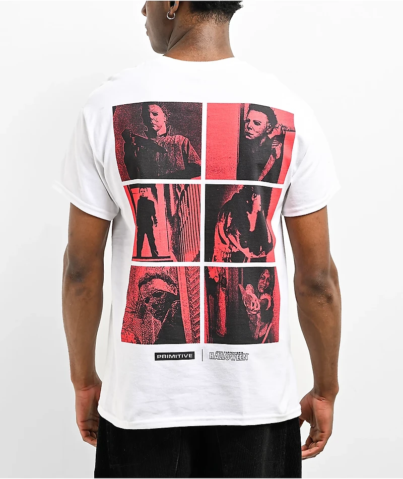 Primitive x Halloween Frames White T-Shirt