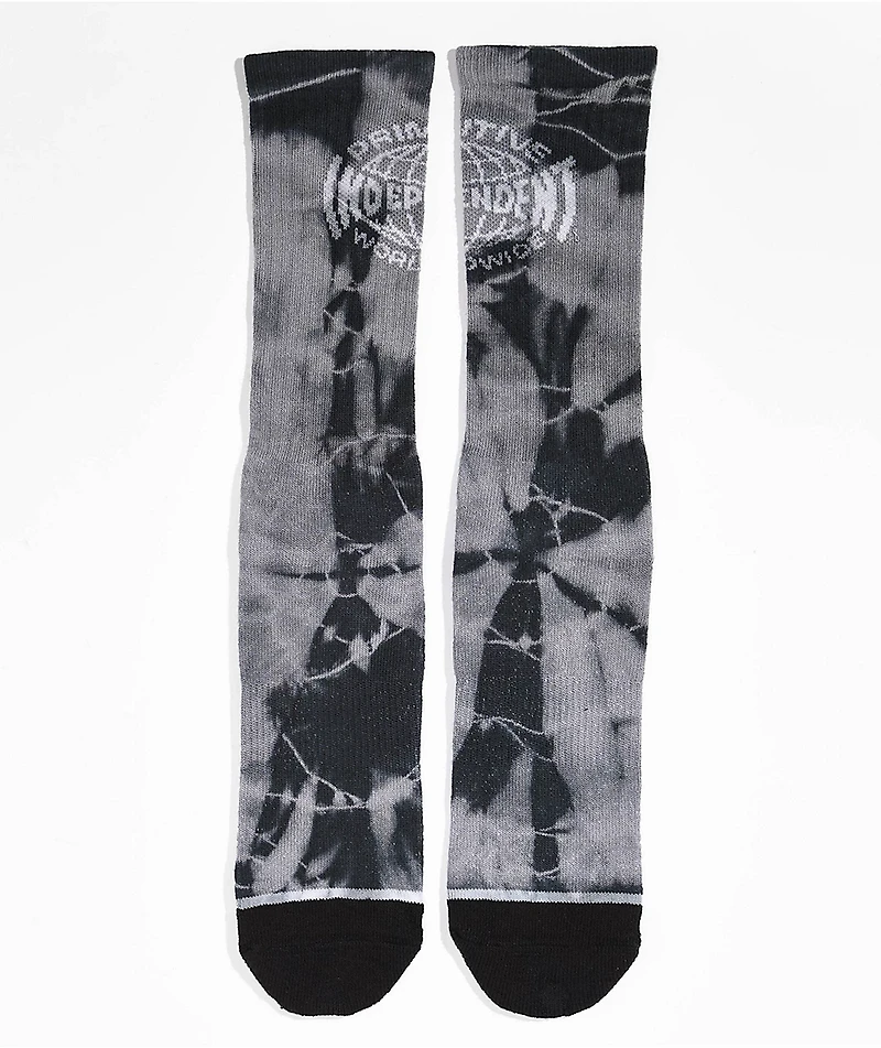 Primitive x Independent Black Tie-Dye Crew Socks