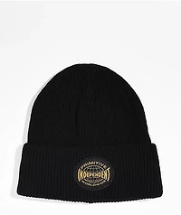Primitive x Independent Global Black Waffle Beanie