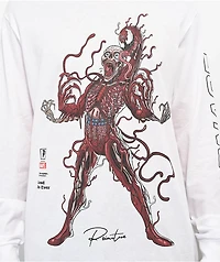 Primitive x Marvel Carnage Long Sleeve White T-Shirt