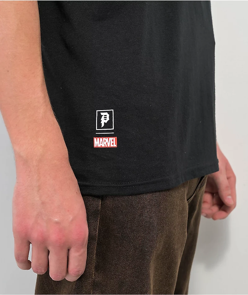 Primitive x Marvel Deadpool Black T-Shirt