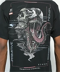 Primitive x Marvel by Paul Jackson Venom Black T-Shirt