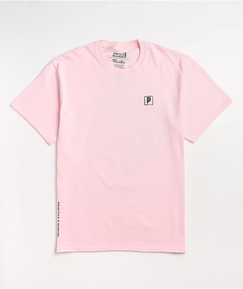 Primitive x Marvel by Paul Jackson Venom Pink T-Shirt