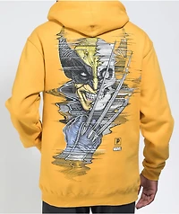 Primitive x Marvel by Paul Jackson Wolverine Yellow Hoodie
