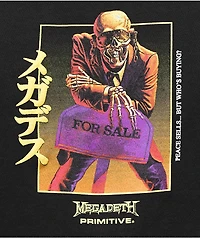 Primitive x Megadeath Peace Black T-Shirt