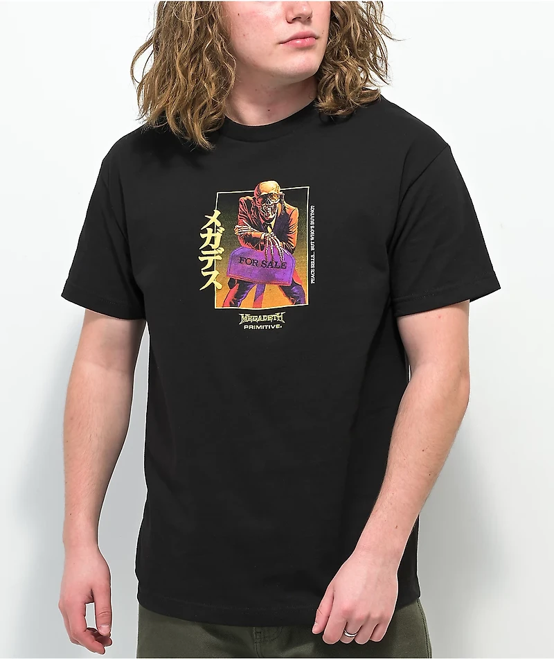 Primitive x Megadeath Peace Black T-Shirt