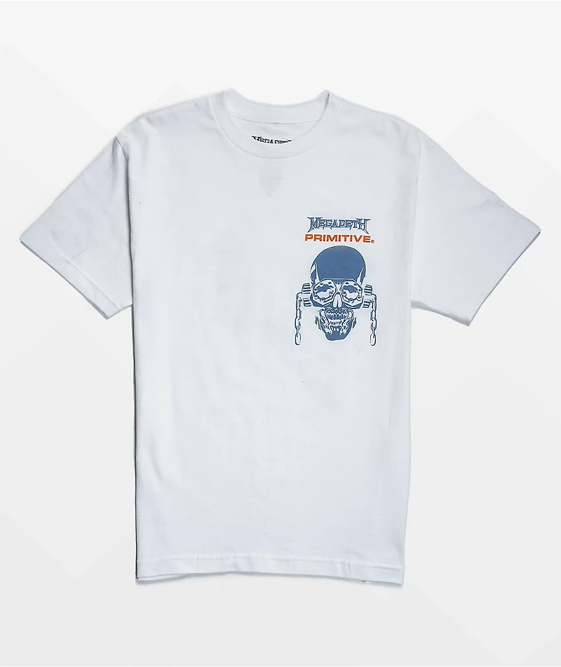 Primitive x Megadeth Chains White T-Shirt