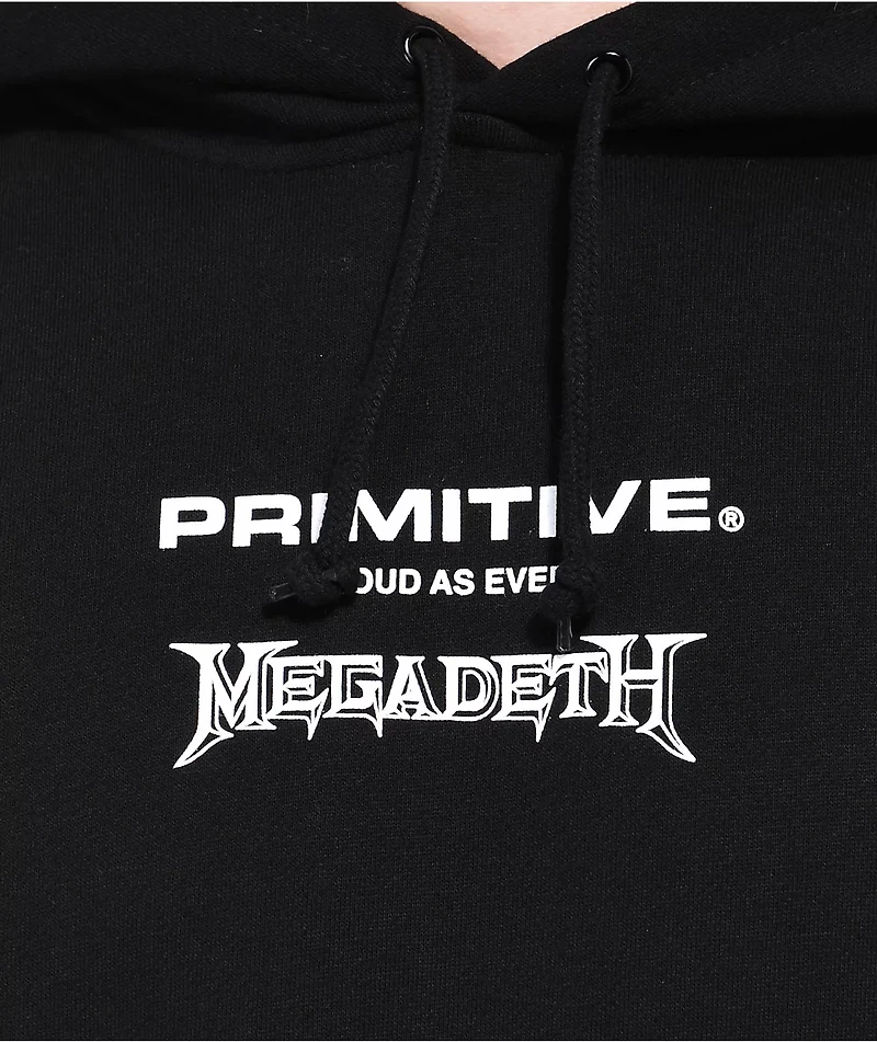 Primitive x Megadeth Loud Black Hoodie