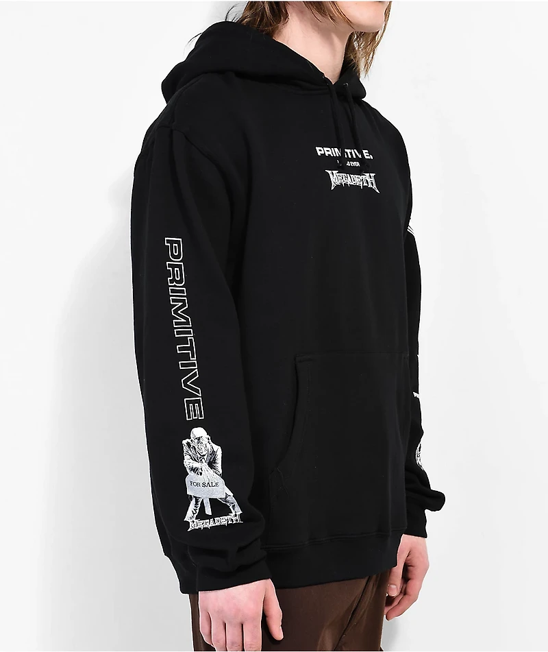 Primitive x Megadeth Loud Black Hoodie
