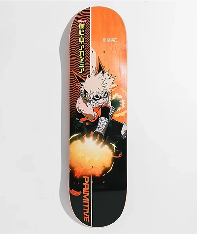 Primitive x My Hero Academia  Katsuki 8.25" Skateboard Deck