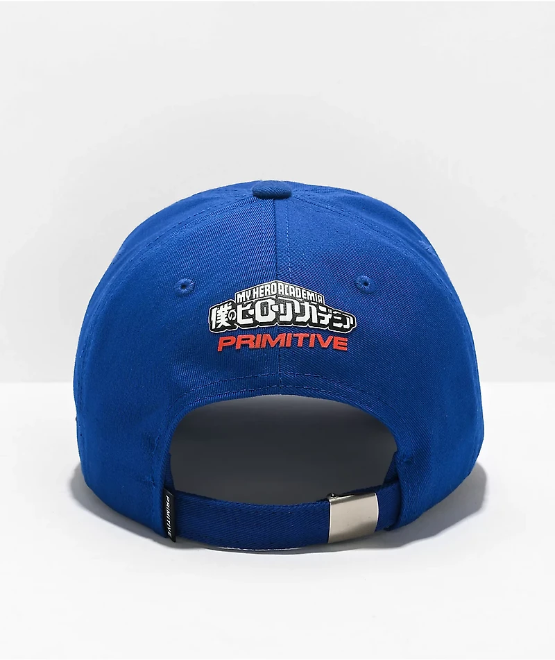 Primitive x My Hero Academia All Might Blue Strapback Hat