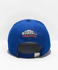 Primitive x My Hero Academia All Might Blue Strapback Hat