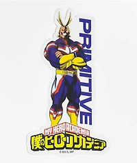 Primitive x My Hero Academia All Might Sticker