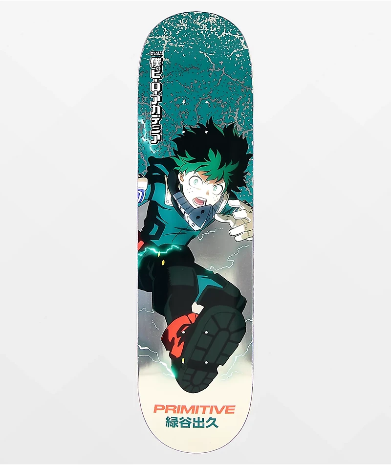 Primitive x My Hero Academia Full Cowl 8.25" Skateboard Deck