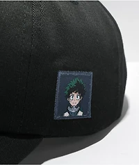 Primitive x My Hero Academia Izuku Midoriya Black Strapback Hat