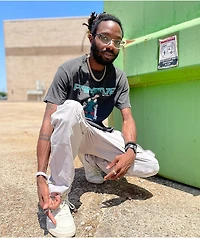 Primitive x My Hero Academia Izuku Midoriya Black Wash T-Shirt