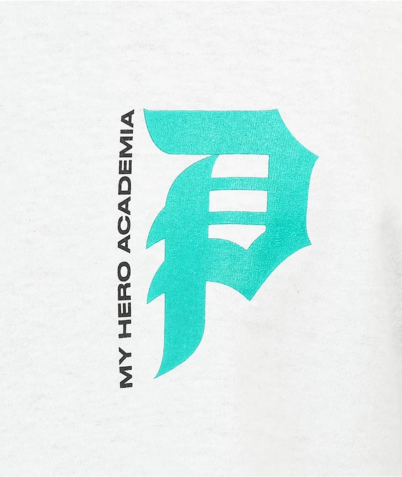 Primitive x My Hero Academia White T-Shirt