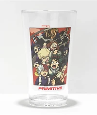 Primitive x My Hero Academia Pint Glass