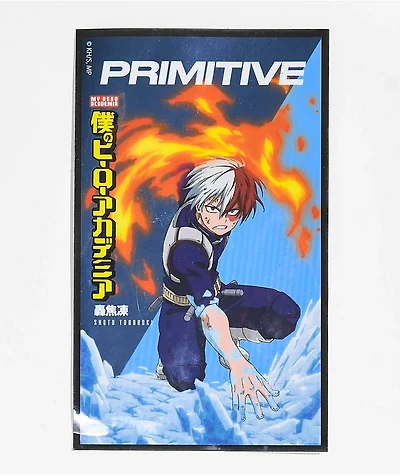 Primitive x My Hero Academia Shoto Todoroki Foil Sticker