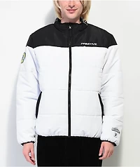 Primitive x My Hero Academia White & Black Puffer Jacket